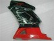 Schwarzer Roter Ninja EX250 08-12 Verkleidungen