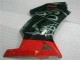 Schwarzer Roter Ninja EX250 08-12 Verkleidungen