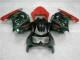 Schwarzer Roter Ninja EX250 08-12 Verkleidungen