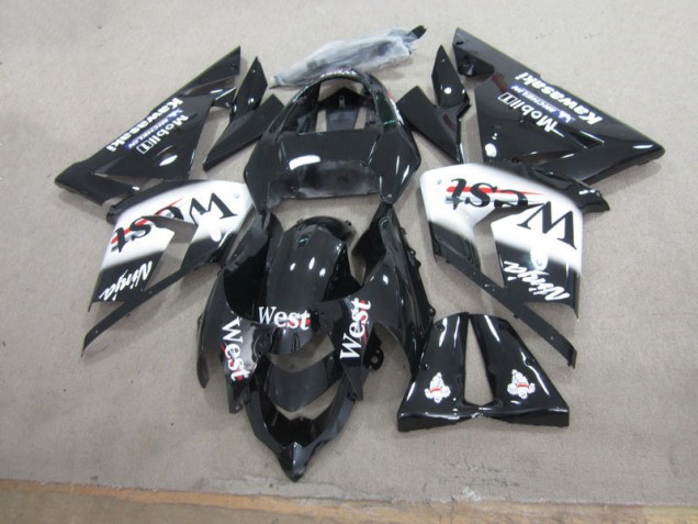 Schwarzer West Ninja ZX10R 03-05 Verkleidungen Schwarzer West Ninja ZX10R 03-05 Verkleidungen