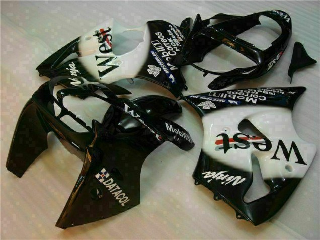 Schwarzer West Ninja ZX6R 00-02 Verkleidungen