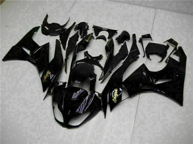 Schwarzgold Ninja ZX6R 09-12 Verkleidungen Schwarzgold Ninja ZX6R 09-12 Verkleidungen