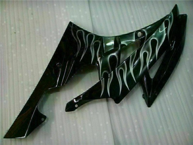 Silber Flamme Schwarz R6 06-07 Verkleidungen