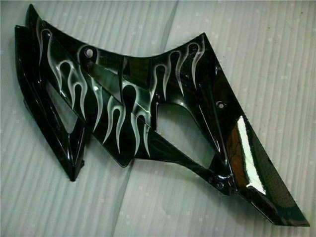 Silber Flamme Schwarz R6 06-07 Verkleidungen
