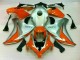 Silber Orange CBR 1000 RR 08-11 Verkleidungen