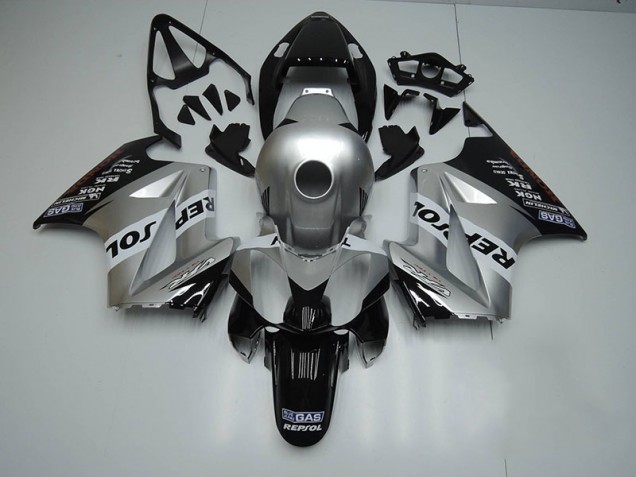 Silber Repsol VFR 800 02-13 Vollverkleidung Silber Repsol VFR 800 02-13 Vollverkleidung