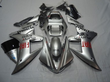 Silber Rot Fiat CBR 1000 RR 04-05 Verkleidungen