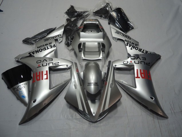 Silber Rot Fiat CBR 1000 RR 04-05 Verkleidungen