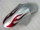 Silber Rot Flammen ZX6R 05-06 Verkleidungen Silber Rot Flammen ZX6R 05-06 Verkleidungen