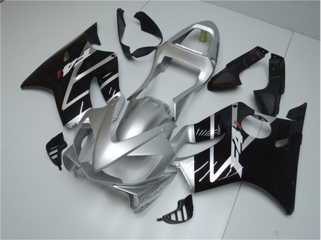 Silber Schwarz CBR 600 F4i 01-03 Verkleidungen