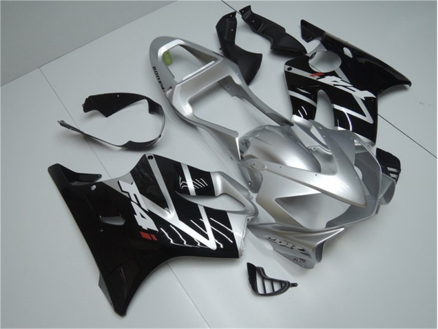 Silber Schwarz CBR 600 F4i 01-03 Verkleidungen