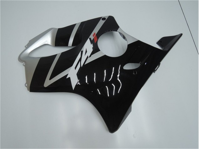 Silber Schwarz CBR 600 F4i 01-03 Verkleidungen