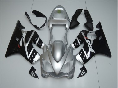 Silber Schwarz CBR 600 F4i 01-03 Verkleidungen