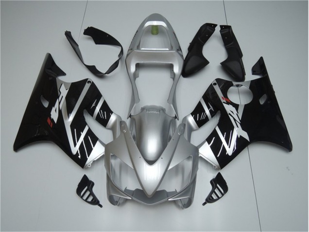 Silber Schwarz CBR 600 F4i 01-03 Verkleidungen