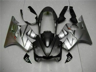 Silber Schwarz CBR 600 F4i 04-07 Verkleidungen