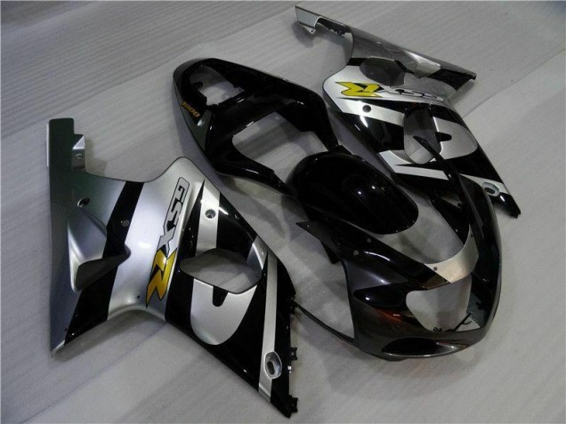 Silber Schwarz GSXR 1000 K1 00-02 Verkleidungen