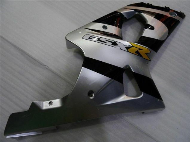 Silber Schwarz GSXR 1000 K1 00-02 Verkleidungen