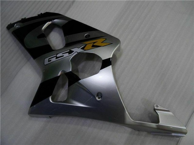 Silber Schwarz GSXR 1000 K1 00-02 Verkleidungen