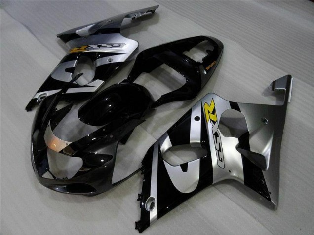 Silber Schwarz GSXR 1000 K1 00-02 Verkleidungen