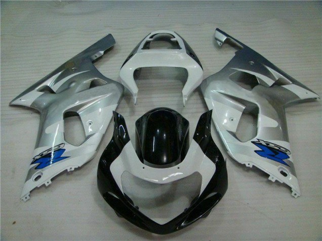 Silber Schwarz GSXR 600 / 750 K1 K2 K3 01-03 Verkleidung