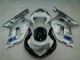 Silber Schwarz GSXR 600 / 750 K1 K2 K3 01-03 Verkleidung