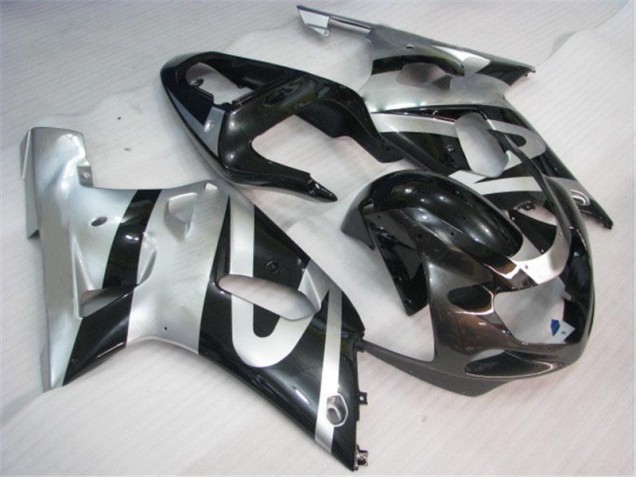 Silber Schwarz GSXR 600 / 750 K1 K2 K3 01-03 Verkleidungen