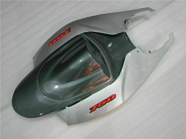Silber Schwarz GSXR 600 / 750 K6 06-07 Verkleidungen
