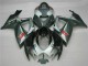 Silber Schwarz GSXR 600 / 750 K6 06-07 Verkleidungen
