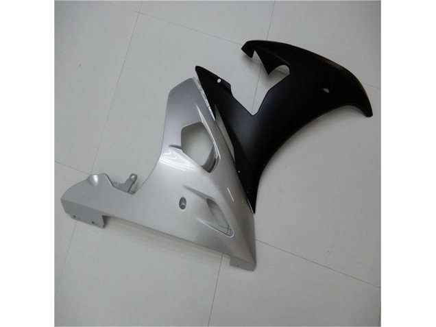 Silber Schwarz R6 03-05 Verkleidungen Silber Schwarz R6 03-05 Verkleidungen