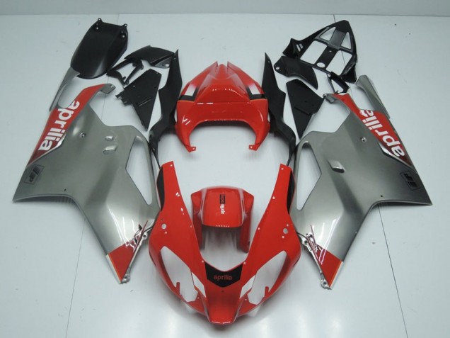 Silber Und Rot RSV 1000 03-06 Verkleidungen Silber Und Rot RSV 1000 03-06 Verkleidungen