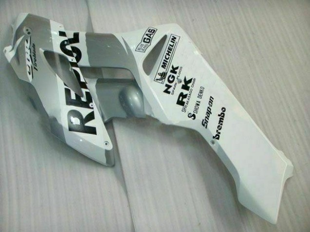Silber Weiß Repsol CBR 1000 RR 04-05 Verkleidungen Silber Weiß Repsol CBR 1000 RR 04-05 Verkleidungen