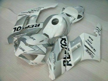 Silber Weiß Repsol CBR 1000 RR 04-05 Verkleidungen