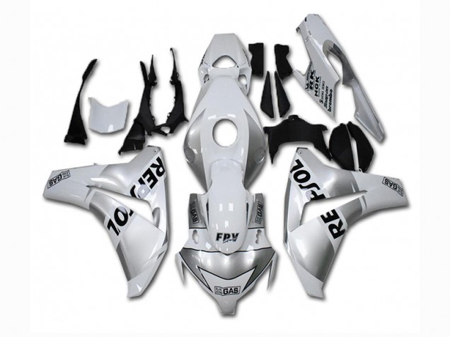 Silber Weiß Repsol CBR 1000 RR 08-11 Verkleidungen Silber Weiß Repsol CBR 1000 RR 08-11 Verkleidungen