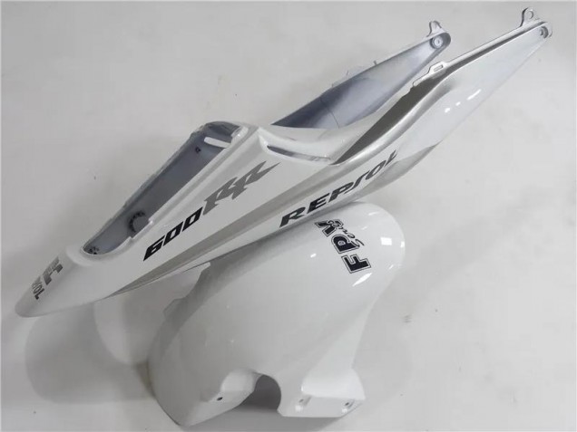 Silber Weiß Schwarz Repsol CBR 600 RR 03-04 Verkleidungen Silber Weiß Schwarz Repsol CBR 600 RR 03-04 Verkleidungen