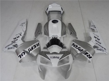 Silver Weiß Schwarz Repsol CBR 600 RR 03-04 Verkleidungen