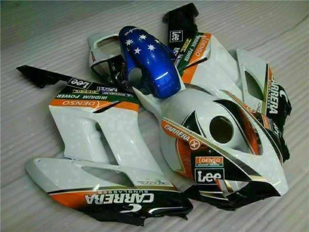 Weiß Blau CBR 1000 RR 04-05 Verkleidungen