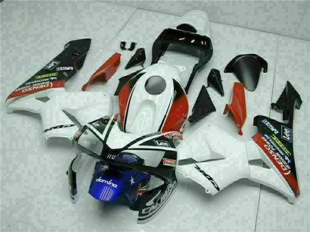 Weiß Blau CBR 600 RR 03-04 Verkleidungen Weiß Blau CBR 600 RR 03-04 Verkleidungen