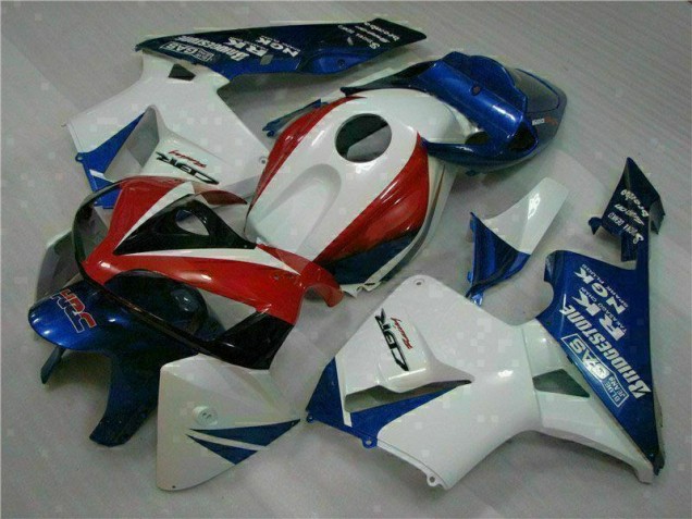 Weiß Blau CBR 600 RR 05-06 Verkleidung Weiß Blau CBR 600 RR 05-06 Verkleidung
