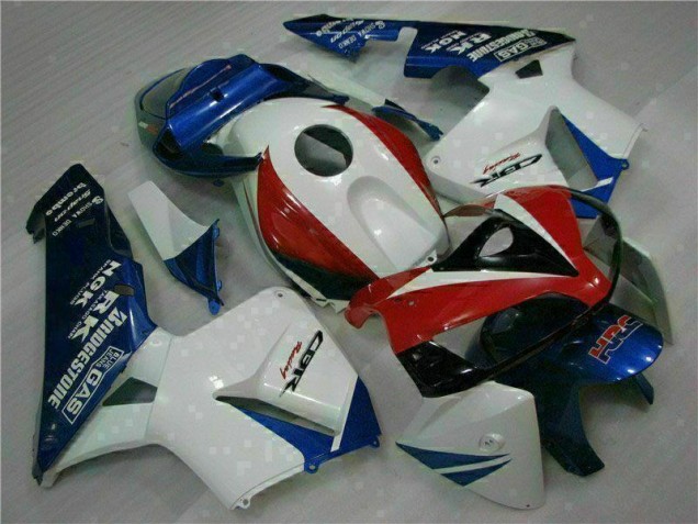 Weiß Blau CBR 600 RR 05-06 Verkleidung Weiß Blau CBR 600 RR 05-06 Verkleidung