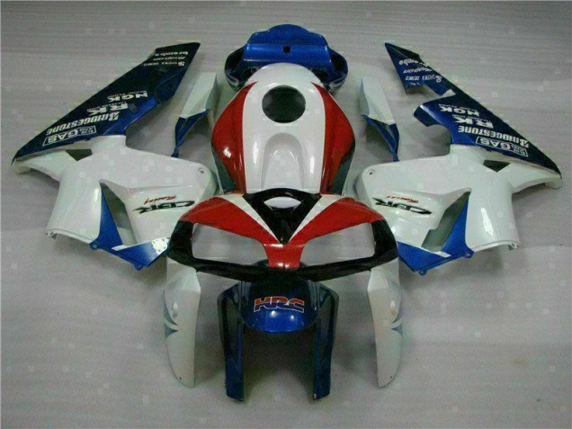 Weiß Blau CBR 600 RR 05-06 Verkleidung Weiß Blau CBR 600 RR 05-06 Verkleidung