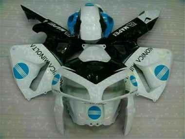 Weiß Blau CBR 600 RR 05-06 Verkleidungen