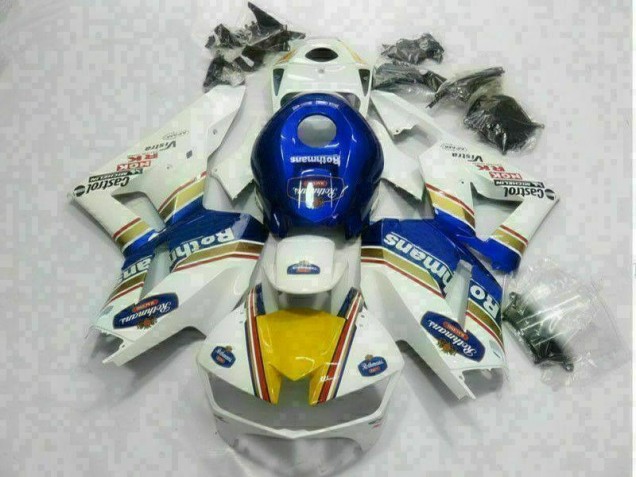 Weiß Blau CBR 600 RR 13-21 Verkleidungen
