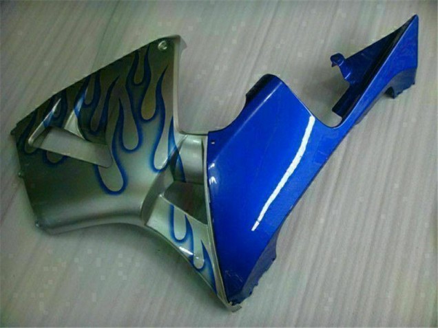 Weiß Blau Flamme CBR 600 RR 05-06 Verkleidungen Weiß Blau Flamme CBR 600 RR 05-06 Verkleidungen