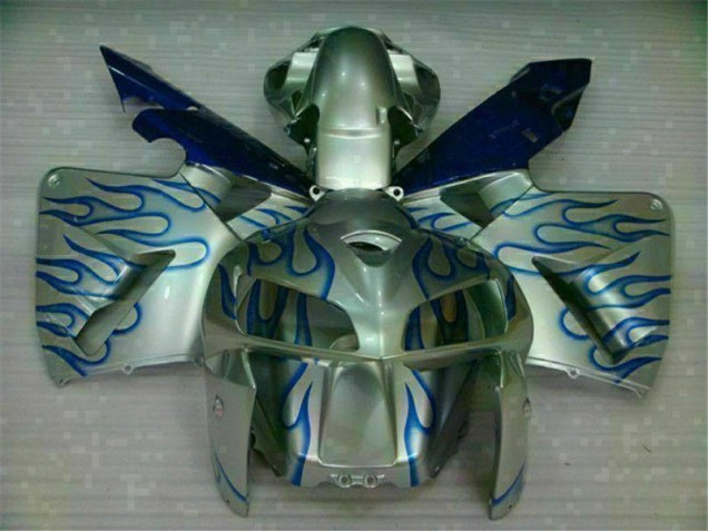 Weiß Blau Flamme CBR 600 RR 05-06 Verkleidungen Weiß Blau Flamme CBR 600 RR 05-06 Verkleidungen