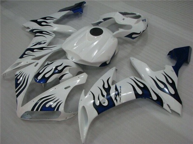 Weiß Blau Flamme R1 04-06 Verkleidungen