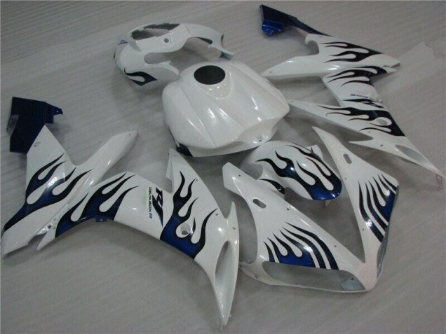 Weiß Blau Flamme R1 04-06 Verkleidungen