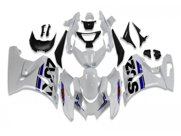 Weiß Blau GSXR 1000 17-23 Verkleidungen Weiß Blau GSXR 1000 17-23 Verkleidungen