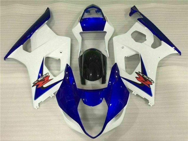 Weiß Blau GSXR 1000 K3 03-04 Verkleidungen