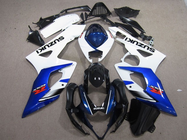 Weiß Blau GSXR 1000 K5 05-06 Verkleidungen Weiß Blau GSXR 1000 K5 05-06 Verkleidungen