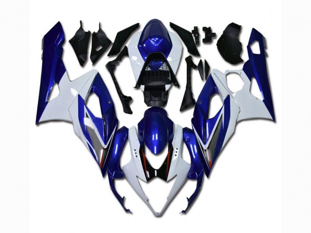 Weiß Blau GSXR 1000 K5 05-06 Vollverkleidung Weiß Blau GSXR 1000 K5 05-06 Vollverkleidung